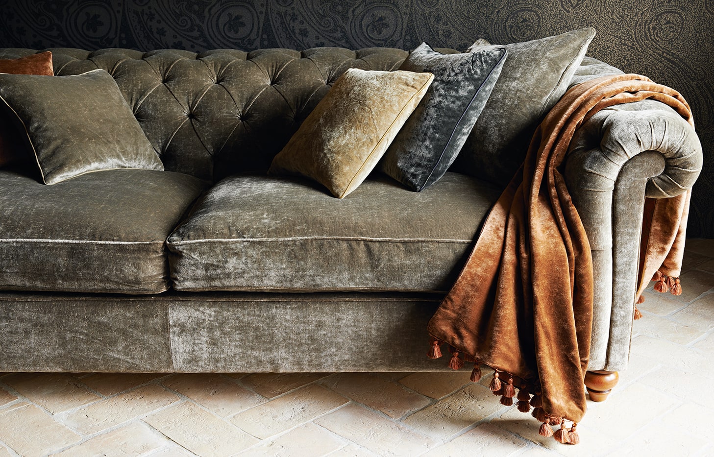 Обзор тканей для обивки диванов - Вельвет